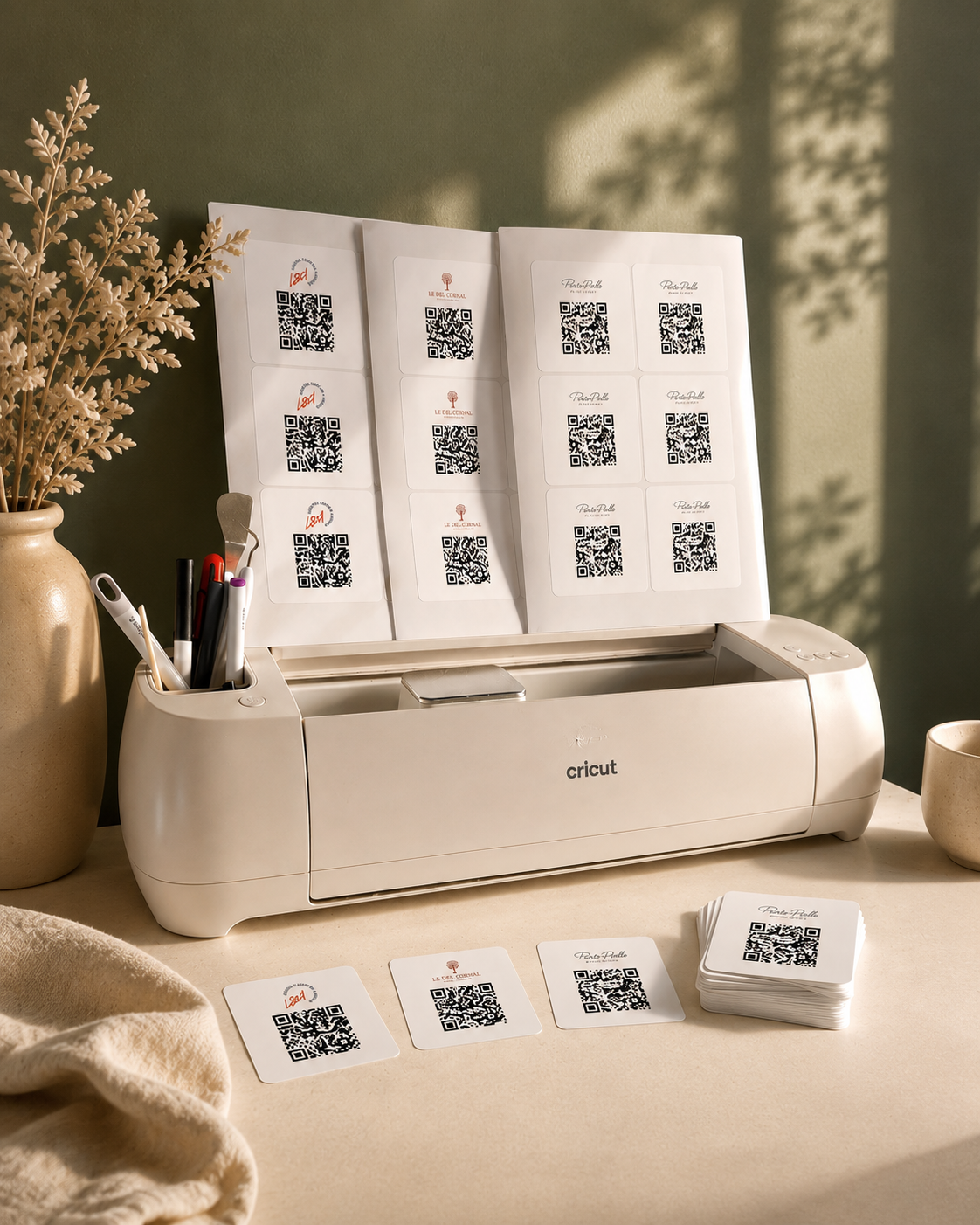 Stickers QR Codes pour restaurants